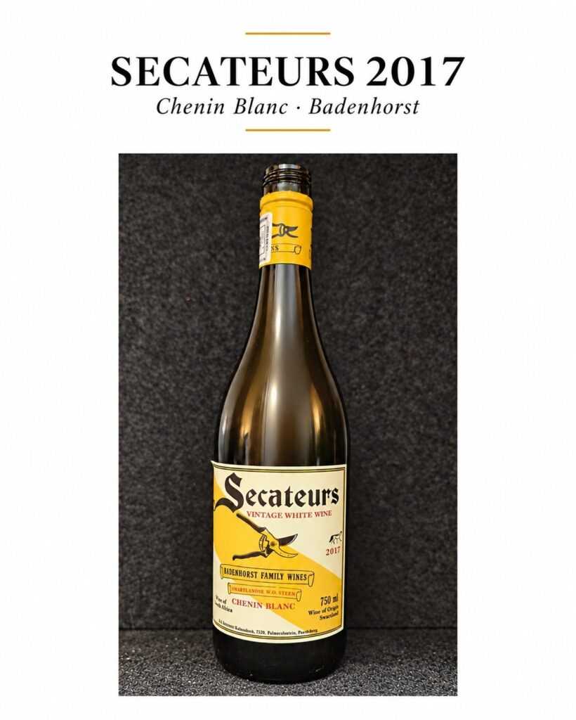 Secateurs Chenin Blanc 2017 · sommelier.vi.cat